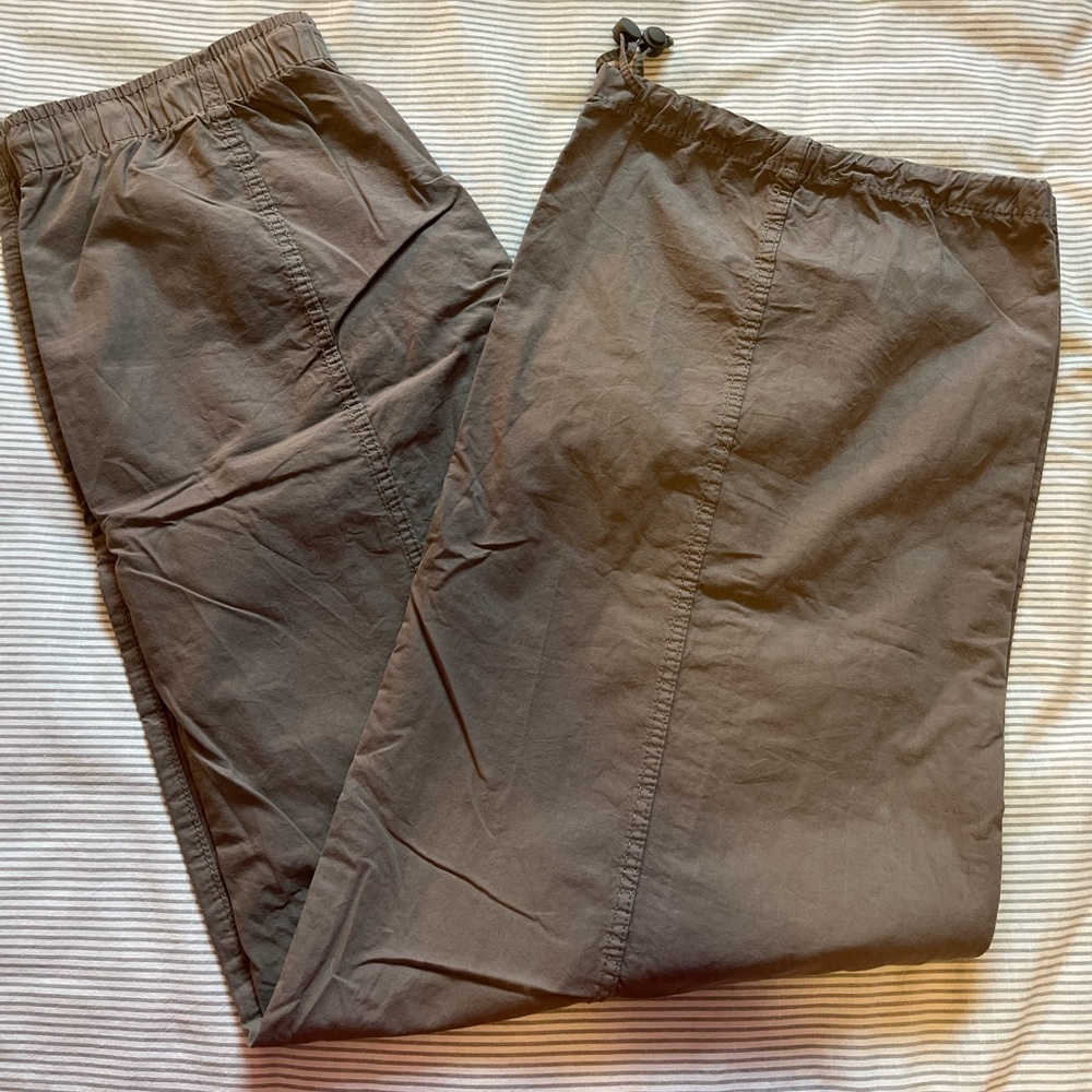zara parachute cargo pants